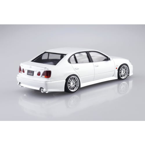 Aoshima Bunka Kyozai 1/24 Scale The Tuned Car Series No. 75 Toyota Vertex JZS161 Aristo 2000 Plastic Model Kit, Molded in Color