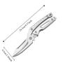 Stainless Steel Chicken Bone Scissor with Safety Buckle Food Scissor Food Cutter  Fish