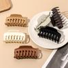 Fashion Claw Clip Women Plastic Hair Clips Elegant Colorful Solid Color Hair Clip Girls Hair Barrettes Hair Accessories Hairclip