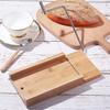 Yousheng Cheese Slicer with Stainless Steel Wire Wood Cutter for Cheese Butter Even Slices Cheese Cutter for Parties Family Dinners