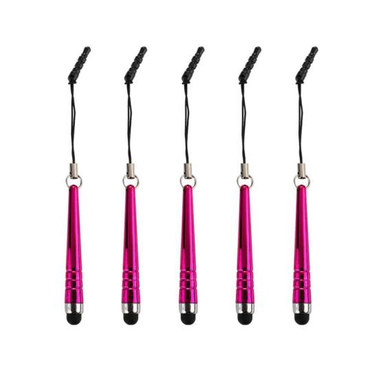 5/10 шт., емкостная сенсорная ручка с защитой от пыли, мини-стилус для письма для телефонов, планшетов