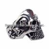 Stainless Steel Skull Men's Punk Ring - European & American Hand-Polished Jewelry