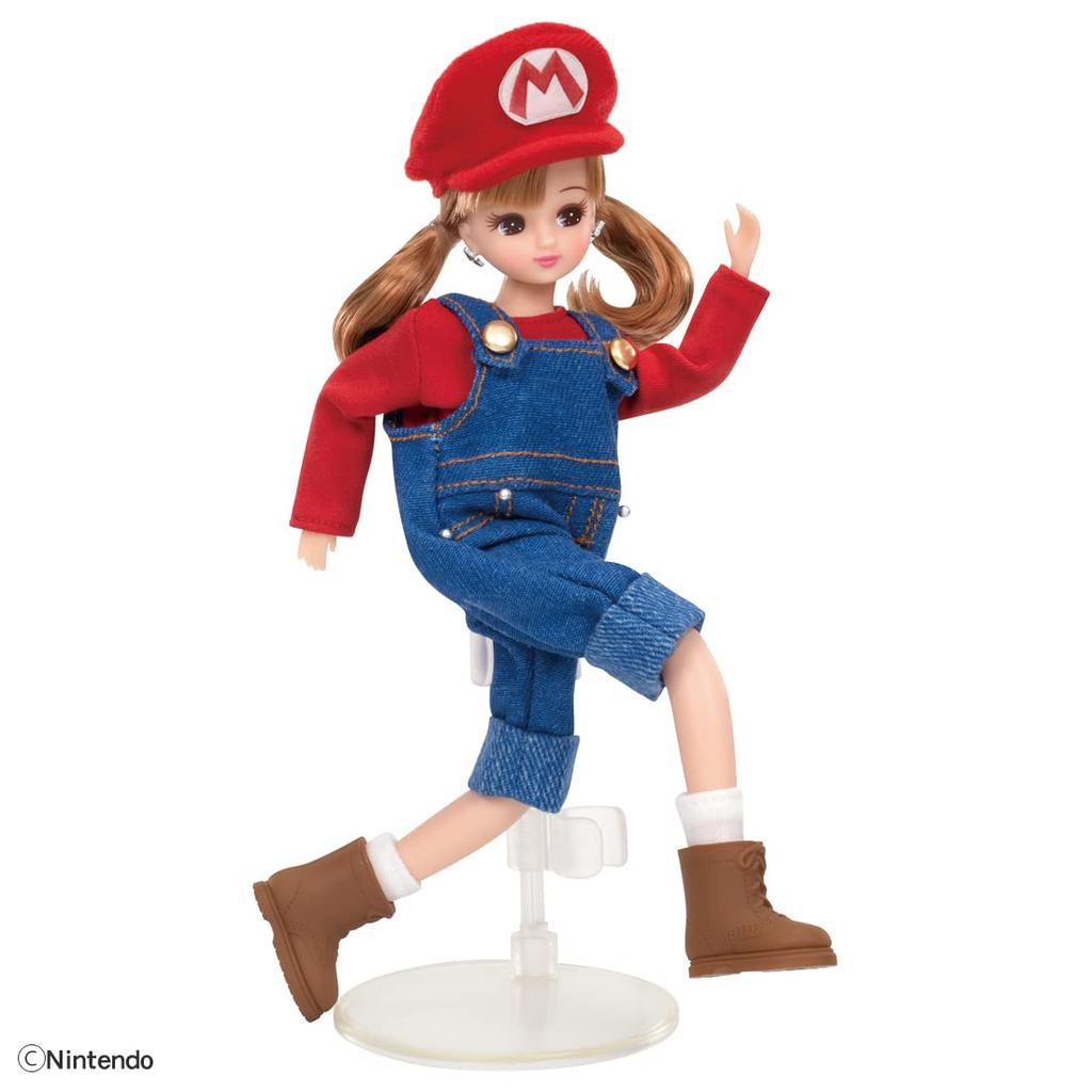 TAKARA TOMY Doll Super Mario Lover Pretend Play Toy for Ages 3 and Up Licca-chan LD-33 Licca-chan Dress-Up