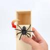 Funny Scare Box Prank Spider Wooden Fidget Anti-stress Interest Play Trick Joke Surprise Adult Halloween Toys for Children Gifts