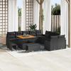 VidaXL 13-piece Garden Sofa Set Black Polyrattan, Trendy Garden Furniture, Durable Sofa and Divan 3362314