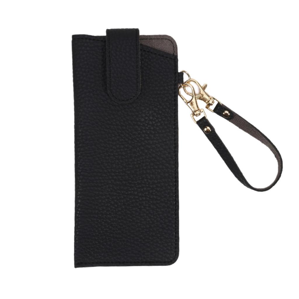 Hanging Glasses Case Soft Leather Sunglasses Storage Bag Portable Hangable Pocket Cases Slim Travel Pouch For Sunglasses Women