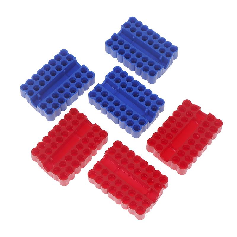 2 шт. Держатель бит 32 отверстия Держатель бит с шестигранным хвостовиком Органайзер Держатель бит для отвертки Сверло для хранения Для хвостовика 6,35 мм Коробка для хранения