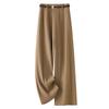 Khaki Wide-Leg High-Waist Slimming Pants for Women - 2025 Spring/Autumn Style