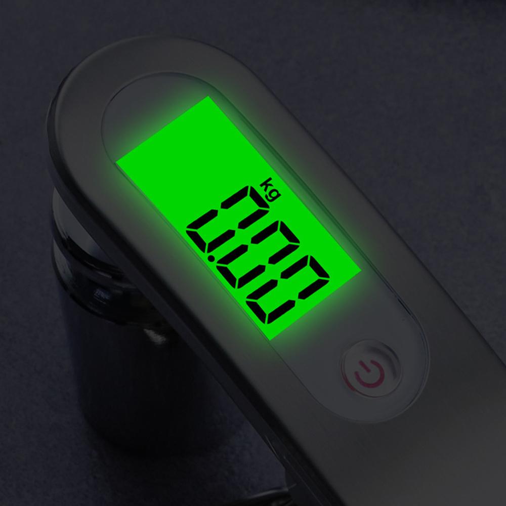 Portable Electronic Scale Digital LCD Hanging Scale 110lb/50kg Luggage Suitcase Travel Baggage Bag Weight Scale Balance Tool