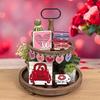 Valentine's Day Romance Love Series Layered Tray Wooden Ornaments Tabletop Signs Card Decorations