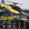 Вертолет с дистанционным управлением, бесщеточными двигателями, удержанием высоты, гироскопом, функцией позиционирования по оптическому потоку и светодиодными огнями,