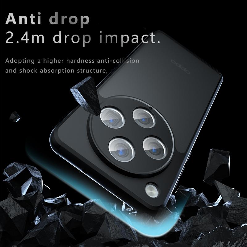 For OPPO Find X8S Plus Case Cover OPPO Find X8S Plus Capas Shockproof Matte Frosted Black Transparent Fundas OPPO Find X8S Plus