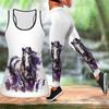 Running Steed Print Yoga Outfit for Women Fashion Workout Leggings Fitness Sports Casual Yoga Pants