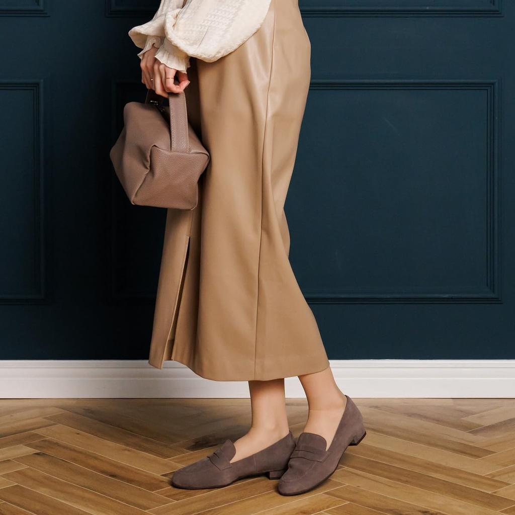 Монета Серый 220 HIMIKO/Химико/Мягкие лоферы/635102