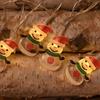 Charming LED Christmas String Lights Santa, Snowman Battery Powered Perfect for Indoor Holiday Decor, Parties & Bedroom Ambiance Ornaments