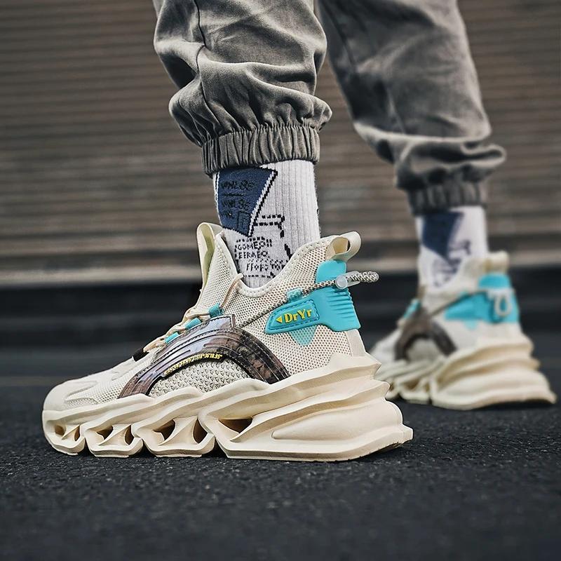 Мужская обувь Кроссовки Мужские теннисные туфли Роскошные мужские повседневные кроссовки для бега Дышащие модные мокасины Кроссовки для мужчин