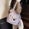 Large Capacity Women's Bag New Summer Versatile Shoulder Drawstring Tote Bag Casual Multi-functional Backpack