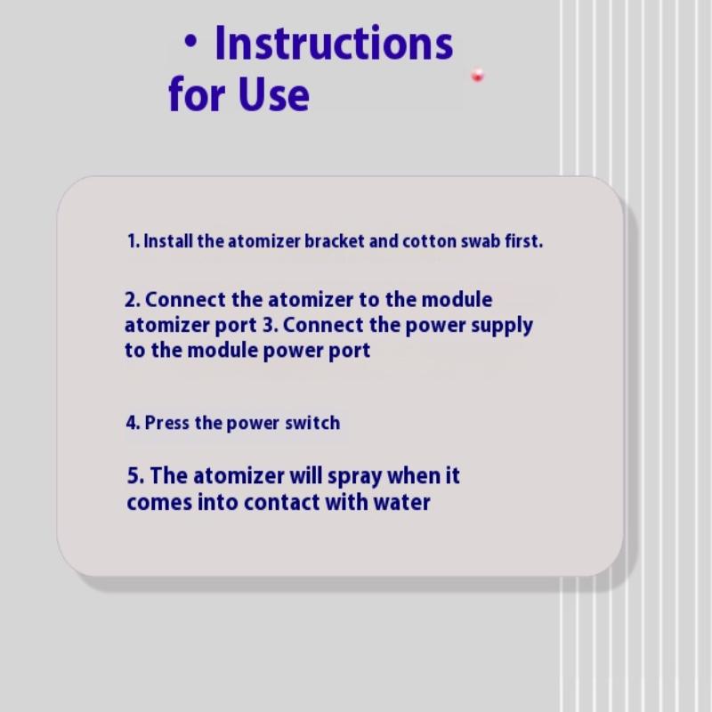 Четырехструйный увлажнитель воздуха Type-C USB мини-увлажнитель воздуха DIY-наборы Генератор тумана и плата драйвера Атомайзерный диск со стойкой