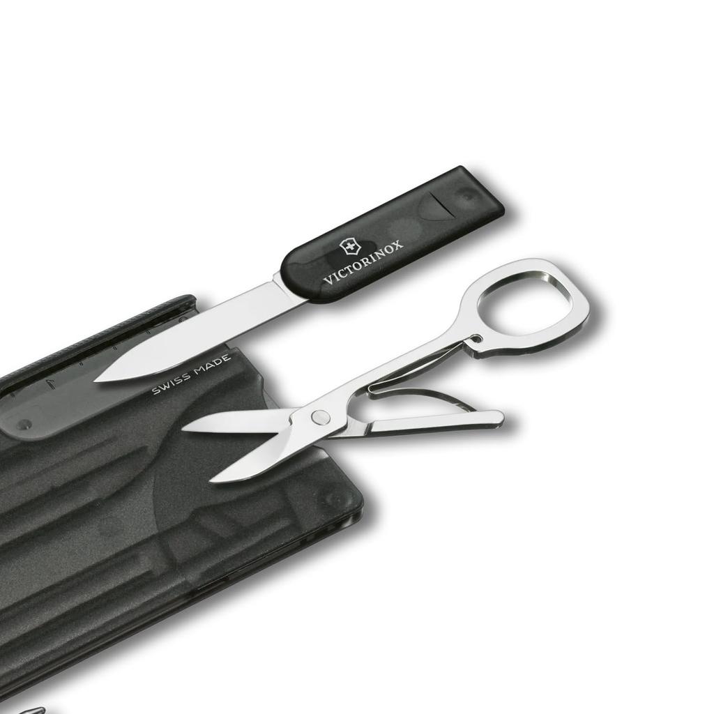 VICTORINOX Swisscard Мультитул Classic Прозрачный Черный Канцелярский 0.7133.T3
