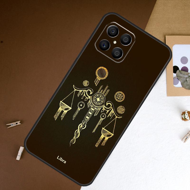 Чехол со знаком зодиака для Honor Magic 5 Lite Magic 6 Pro 50 70 90 X6 X7 X8 X9 8X X7a X6a X8a X9a X9b