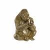 Decorative Figure DKD Home Decor Golden Resin Gorilla (33x33x43cm)