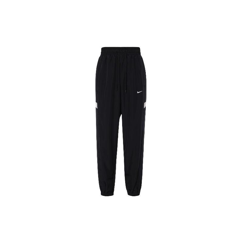 Nike Иконка Ретро Легкие Дышащие Свободные Удобные Плетеные Баскетбольные Повседневные Брюки Мужские Низ Черный Белый FZ0251-010