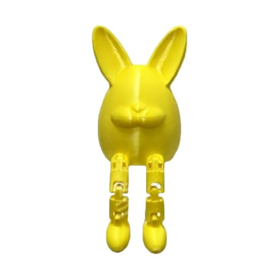 Фигурка кролика на Пасху Yousheng, 3D-печатная подвижная статуэтка кролика с подвижными лапами, милый настольный орнамент для дома, офиса