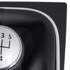 VW Golf V 03-08 SILVER + BLACK gear shift knob with CHROME frame 5 SPEED