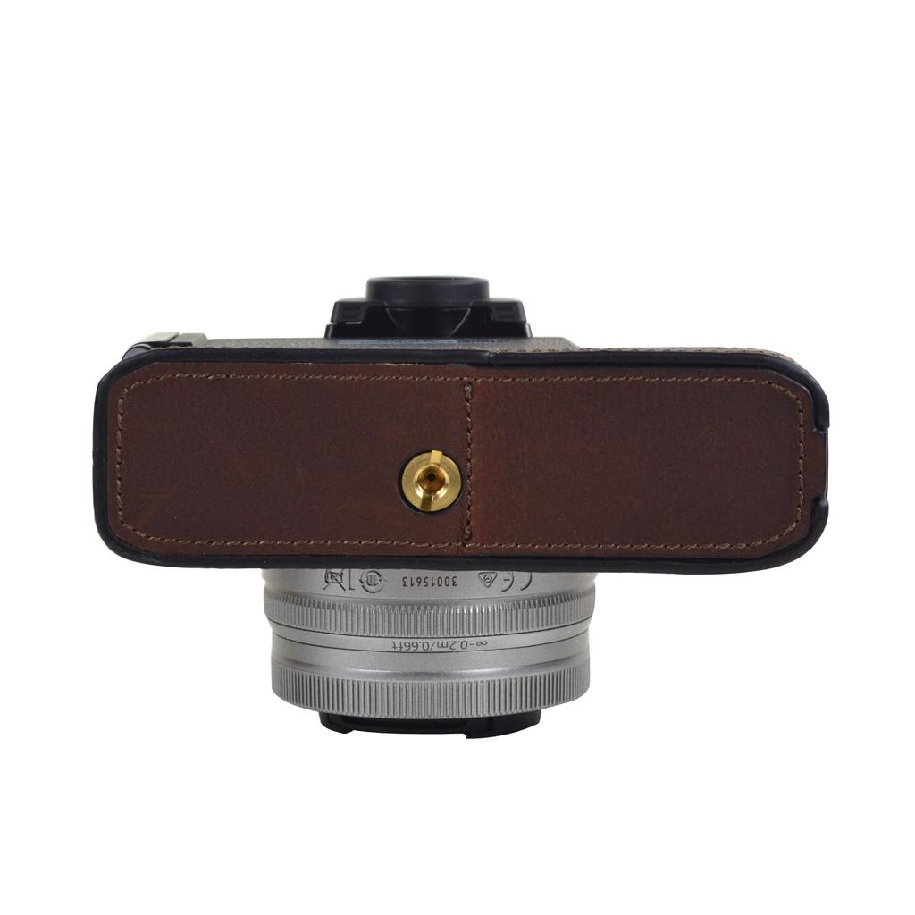 Kinokoo Case for Nikon Z FC Mirrorless ZFC Protective Camera Tripod Thread Half Case with Hand Gift Bag Genuine Leather Camera, Case, Case,