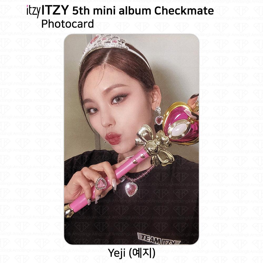 ITZY 5-й мини-альбом «Шах и мат», официальная фотокарта, прозрачная карта, специальная карта KPOP