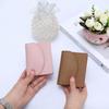 Portable Women's Wallet with Secure Card and Coin Compartments PU Leather for All Seasons