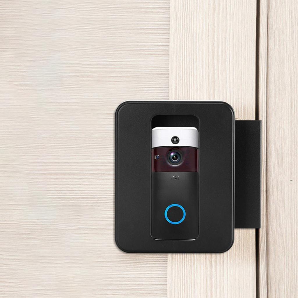 -Крепление для видеодомофона от кражи: Регулируемый адаптер-крепление без сверления, держатель для камеры, аксессуары, крышка для дома, арендного жилья, квартиры