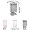Sealed Cosmetics Cotton Pad Holder Plastic Makeup Pads Container Makeup Cotton Pad Box  for Bedroom