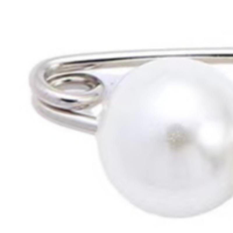 Элегантные женские ювелирные аксессуары с имитацией жемчуга, 1 шт., броши, украшения для одежды, горный хрусталь