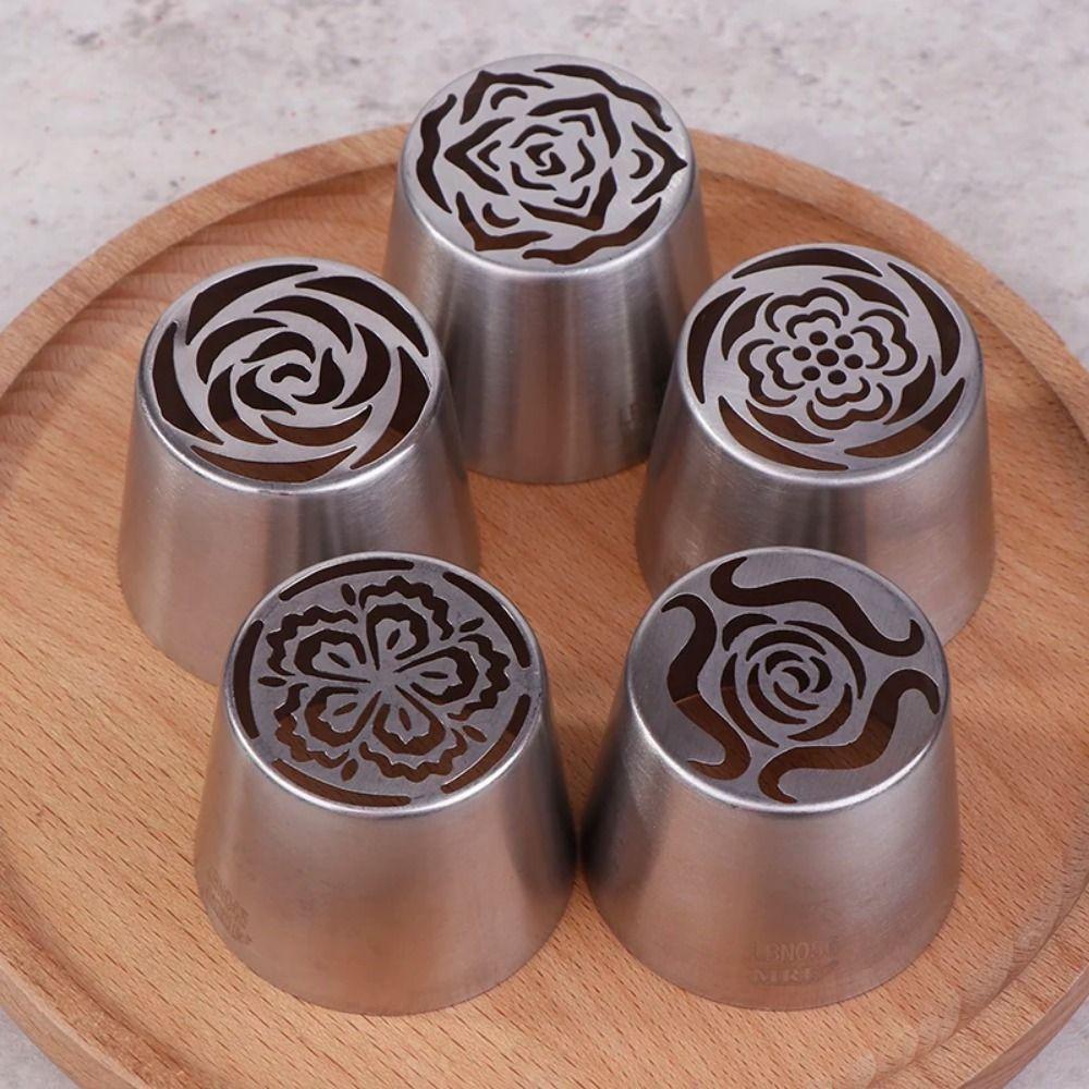 Creative Flower Squeeze Mouth Large Size Cream Piping Tips Pastry Piping Nozzle  Kitchen Gadgets