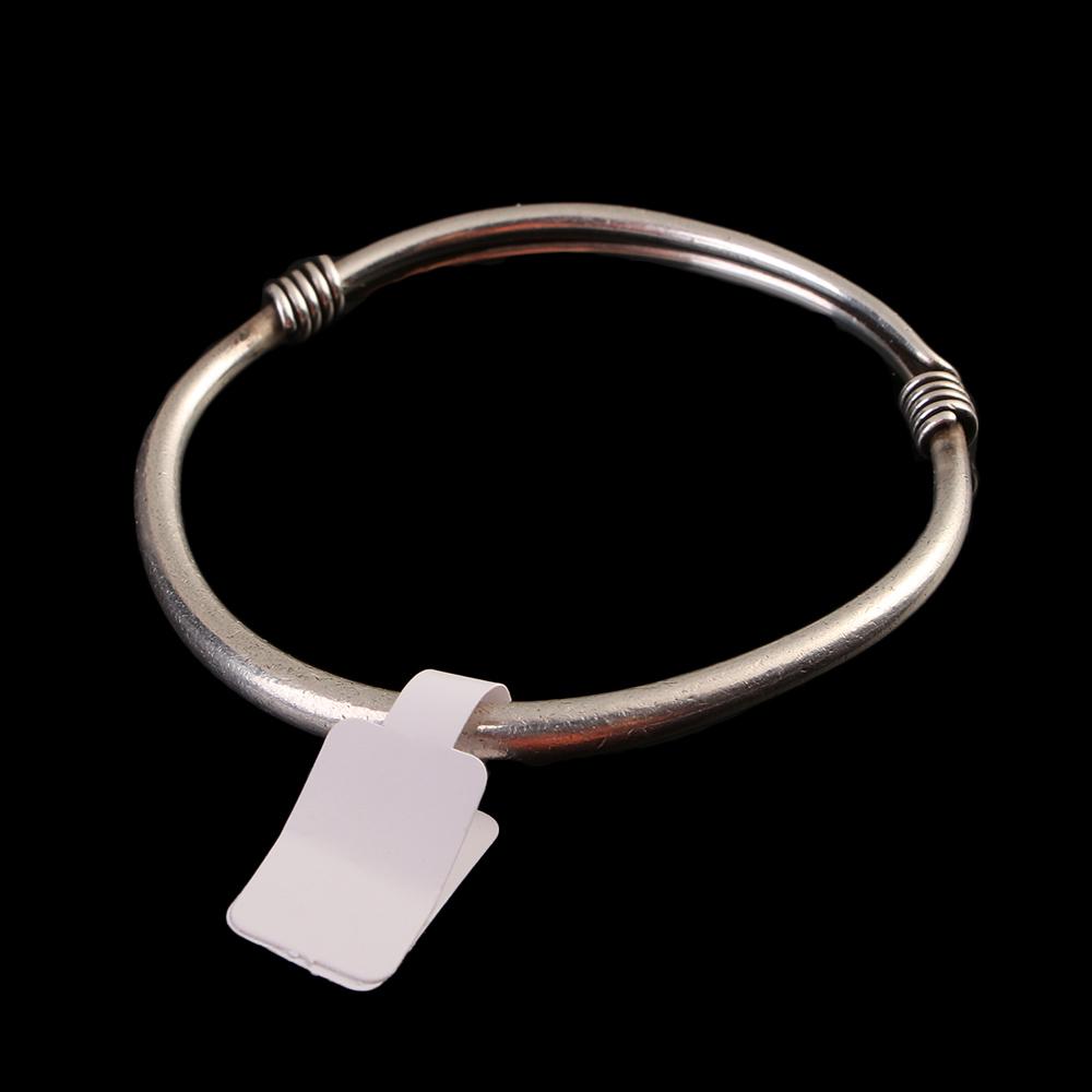 White Jewelry Sticky Bracelet Stickers Paper Price Labels Display Tags Ring Sticker Hang Size