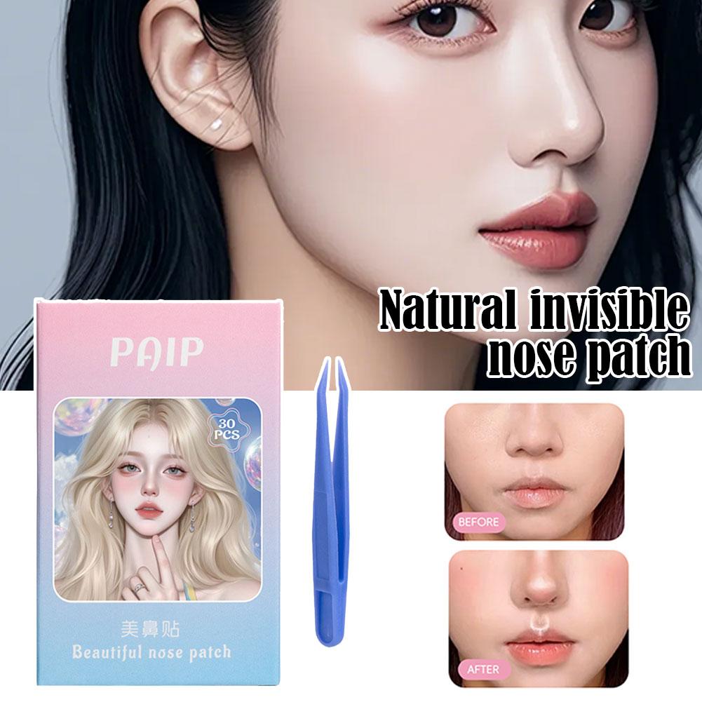 Transparent PE Breath Nasal Strips 2 Supports Stop Makeup Patches Better Nose Breathing Sleepin A4S2