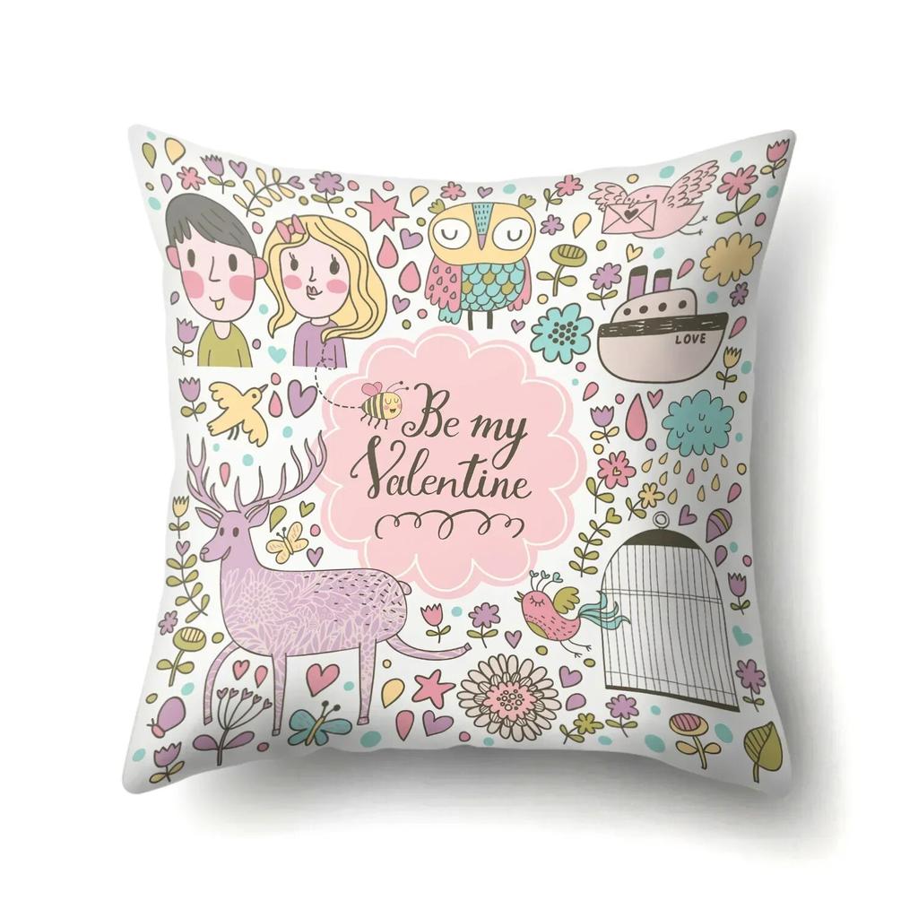 Animal Single Pillowcase Office  Waist  Sofa