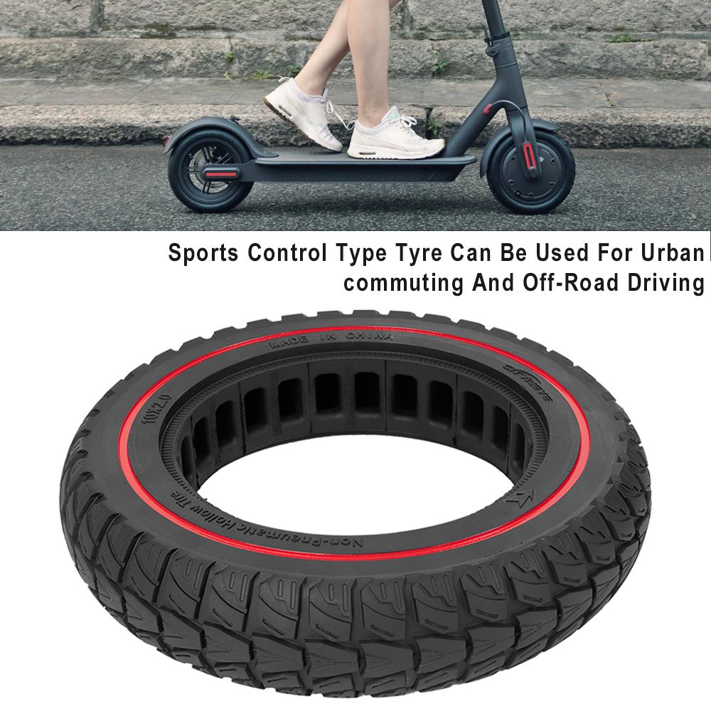 Электрический самокат 10 дюймов 10x2.0 шина для Xiaomi M365 1 S Pro Pro 2 E-Scooter резиновая сплошная шина амортизирующая нескользящая шина аксессуар