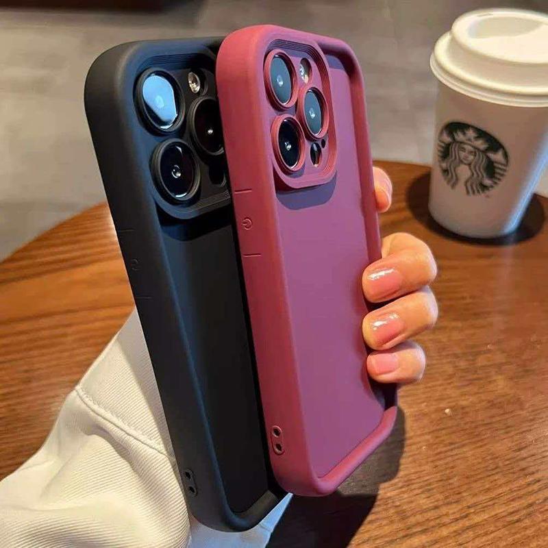 Camera Protection Candy Color Silicone Soft Case For iPhone 11 12 13 14 Plus 15 16 17 Pro Max XR XS X 7 8 SE2 Matte Bumper Cover