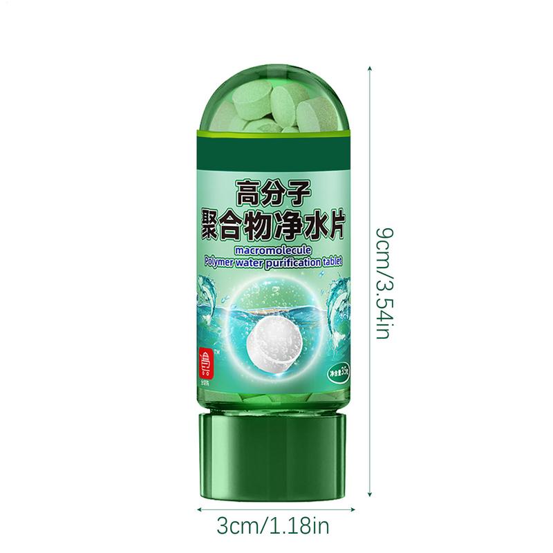Таблетки для очистки воды 1 бутылка Быстрый фильтр для аквариумной воды Товары для рыб Питьевые аква-таблетки Натуральные аксессуары для аквариума