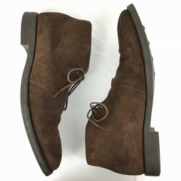 Finsbury Ботинки чукка из замшевой кожи Goodyear Welted темно-коричневые размер 11 29.5(ИСПОЛЬЗОВАЛ)