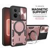 For Realme GT3 5G 6.74" Case Slide Camera Shockproof Armor Phone Cases For Realmi GT 3 G T 3 RMX3709 Magnetic Holder Back Cover