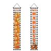 Vintage Front Door Fall Decorations Banners Rustic Yard Colorful Pumpkins Maple Leaf Porch Banners For Home Themed Party Outside