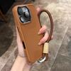 Роскошный Мягкий Силиконовый Чехол Для Телефона С Шейным Ремнем Для iPhone 11 12 13 14 15 16 Pro Max Plus Ударопрочные Бамперные Чехлы