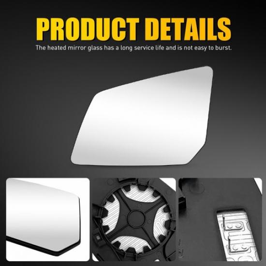 Exterior Mirror Heated Glass For Acadia, GMC Outlook, Traverse Left Driver Side