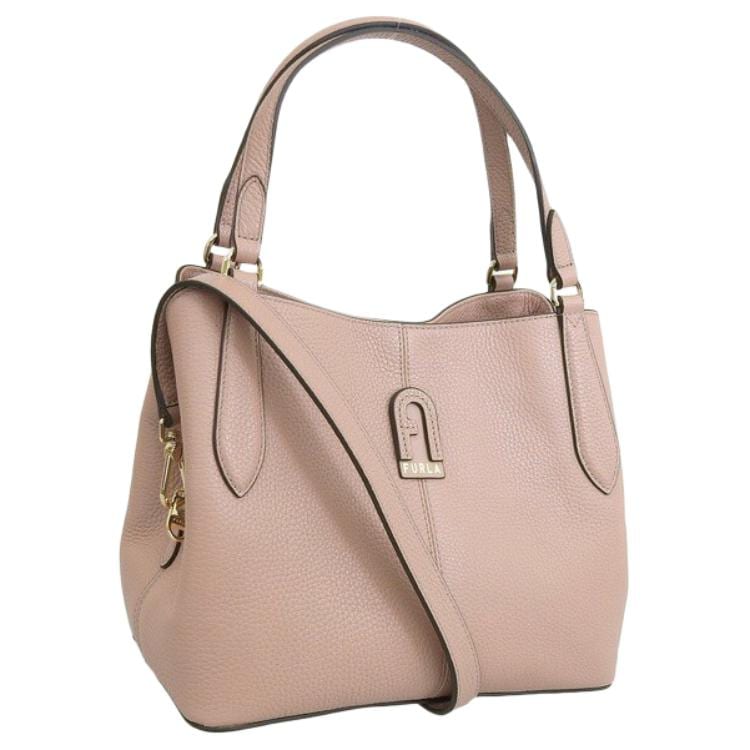 Furla Dafne Leather Shoulder Bag, Crossbody Bag, Handbag Small Women's Pink WB00545-BX0305-6M000