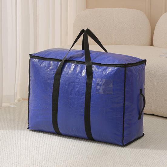 Large Quilt Storage Bag Clear Storage Bin With Lid Reinforced Handles Waterproof