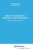 Книга Issues In Reading, Writing and Speaking : A Neuropsychological Perspective : 3