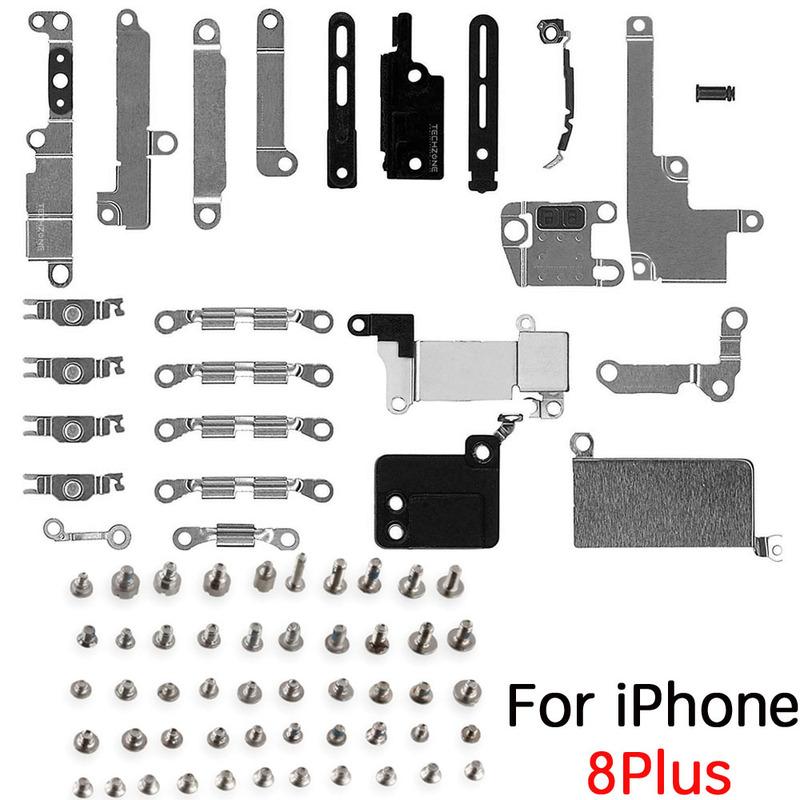 Full Set Small Metal Internal Bracket Kits + Completely Screws For iPhone 7 7Plus 8 Plus Replacement